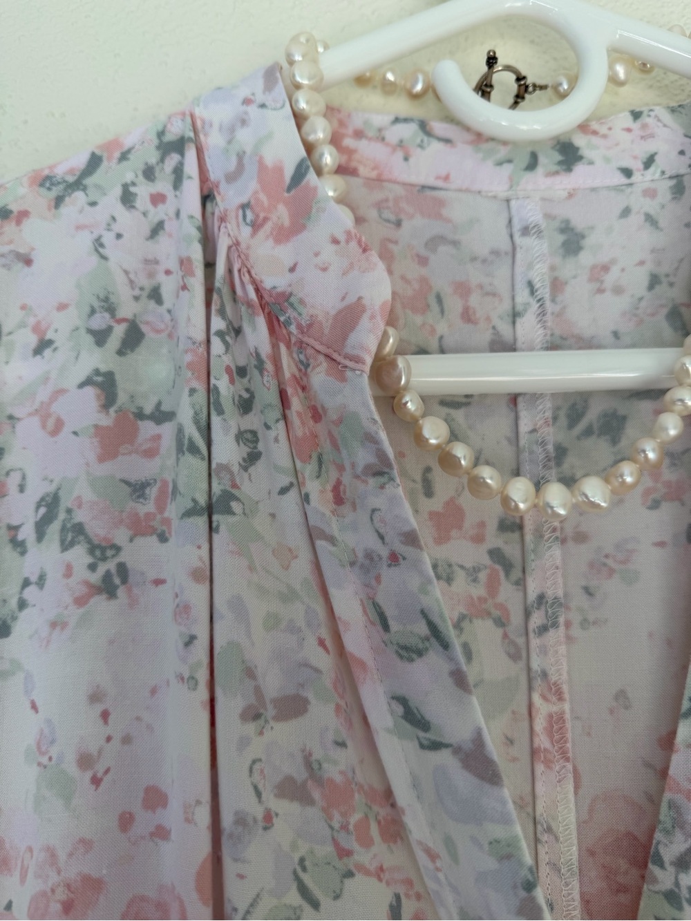 H&M Floral Maxi Dress in Pink and Mint - Picture 6 of 11